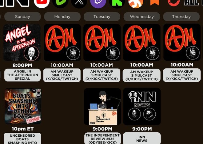 INN This Week 8/30 – 9/5/25 | @GetIndieNews @IndLeftNews @AngelJRivera08 @ReefBreland @ogbonna_Collin @leftist_news12 @AMWakeup @SlowNewsDayShow @TheIndReview @3yes_3ars @TLAVagabond @IndieMediaToday