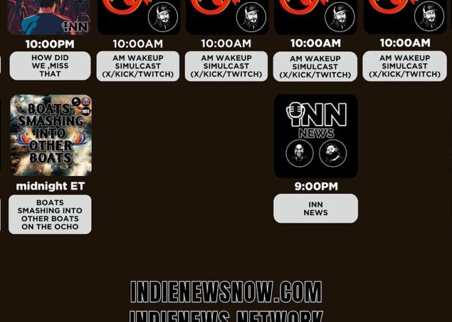 INN This Week 9/6 – 9/13/25 | @GetIndieNews @IndLeftNews @AngelJRivera08 @ReefBreland @ogbonna_Collin @leftist_news12 @AMWakeup @SlowNewsDayShow @TheIndReview @SnowHimbo @TLAVagabond @IndieMediaToday
