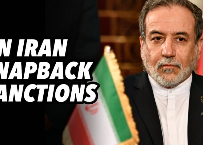 UN Iran snapback sanctions