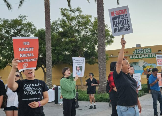 Santa Ana rallies against racial profiling and deaths at the hands of ICE — Fight Back! News