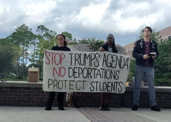 UNF students protest university police joining ICE task force — Fight Back! News