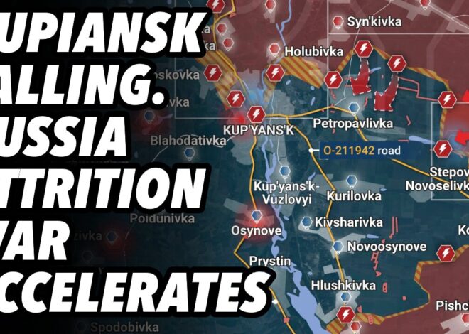 Kupiansk falling. Russia attrition war accelerates