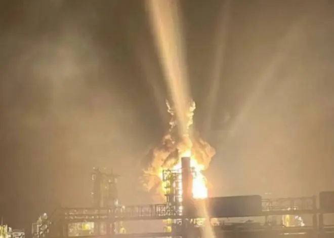 Ukrainian Drone Causes Fire At Major Russian Refinery