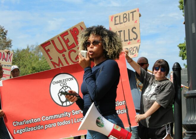 Charleston Community Service Organization rally says no to racial profiling — Fight Back! News