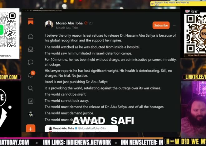 Is Dr Hussam Abu Safiya FINALLY Being Let Out of an Israeli Torture Prison? | @HowDidWeMissTha