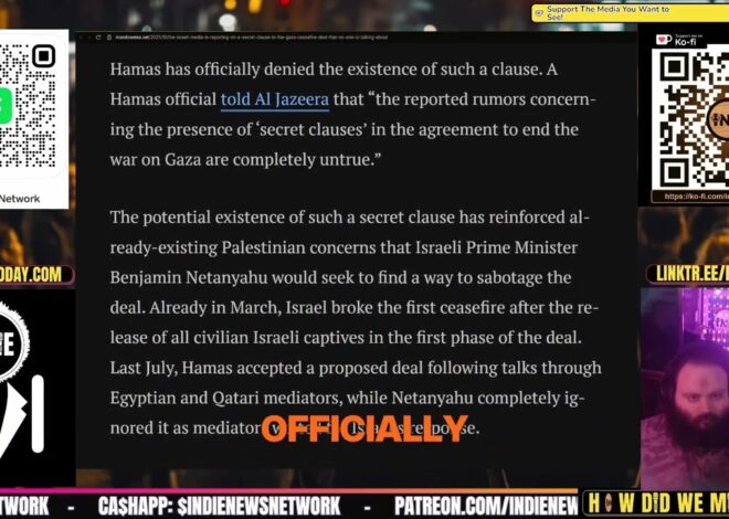 Did Israel Admit They Intended To Break the Ceasefire All Along | @HowDidWeMissTha