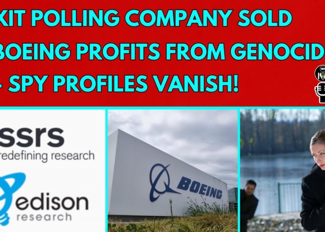 Spy Profiles VANISH, Boeing Profits From Genocide, Media Research Consolidation | @GetIndieNews