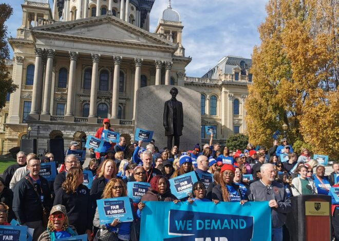 Illinois Federation of Teachers lobbies for public school funding — Fight Back! News
