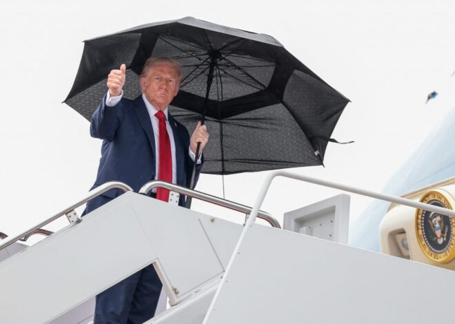 President Trump Heads To Middle East for Gaza Talks in Israel and Egypt