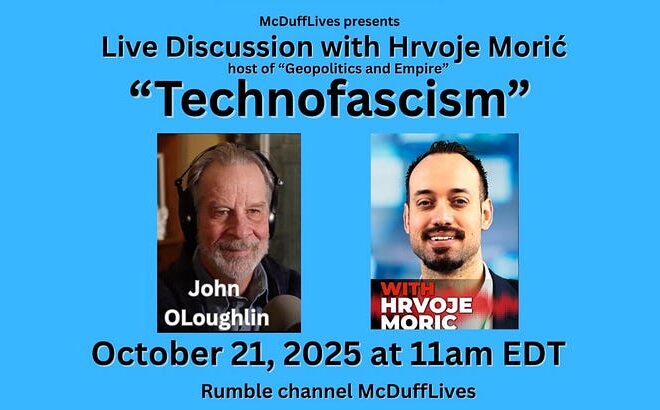 McDuff and Morić: "Technofascism"