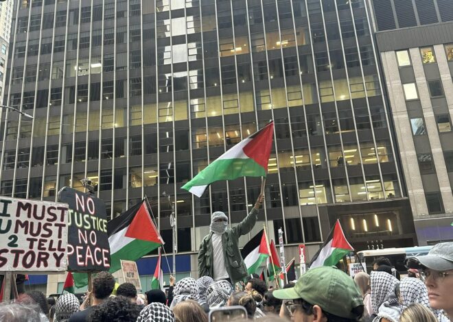 Hundreds of New Yorkers rally to honor second year of Al Aqsa Flood, demand end to Gaza genocide — Fight Back! News