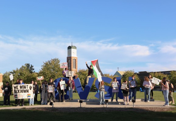 Grand Valley students stand with Palestine — Fight Back! News