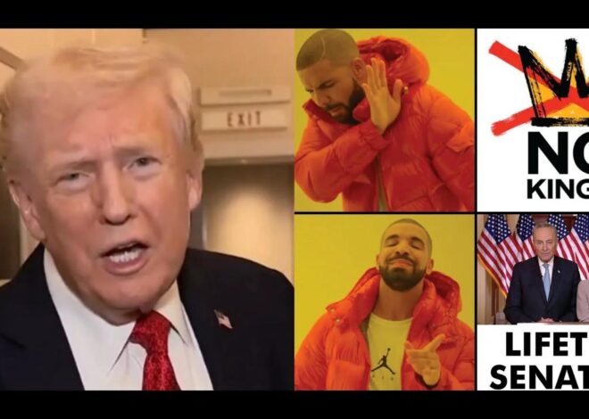 Trump's Wild AI Revenge: Feces-Bombing "No Kings" Protesters from a Crowned Fighter Jet!