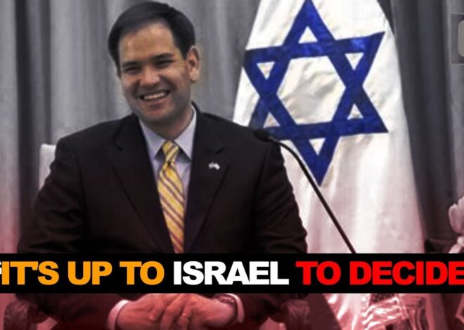 Rubio says Israel decides, not the US