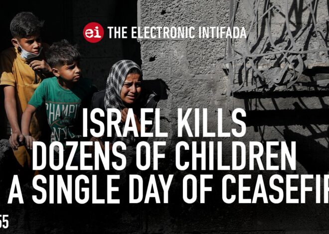 Israel kills dozens of children in a single day of ceasefire, with Nora Barrows-Friedman