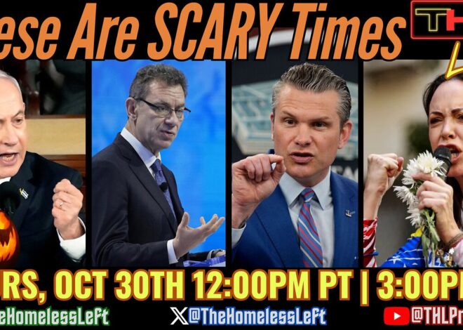 These Are Scary Times w LARRY SHARPE, co-hosts CRAIG PASTA and JAY SCOTT | THL LIVE Thurs, Oct 30th 12pm pt