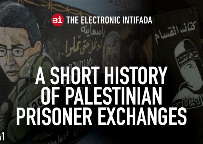 A short history of Palestinian prisoner exchanges, with Jon Elmer