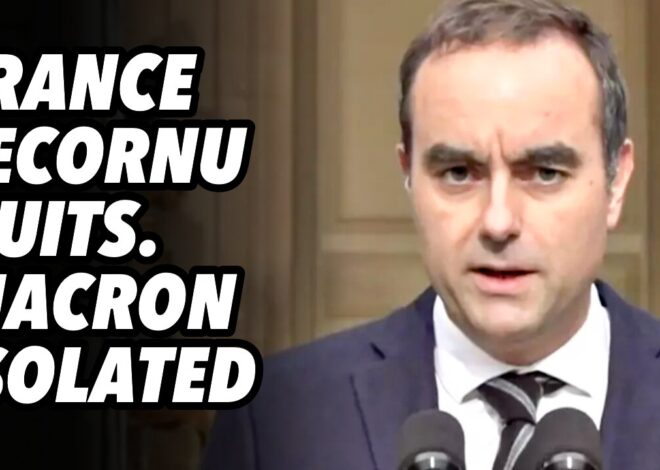 French PM Lecornu QUITS. Macron, ALONE & ISOLATED