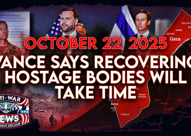 Vance Says Recovering Hostage Bodies Will Take Time, Bill Would Block Venezuela War, and More