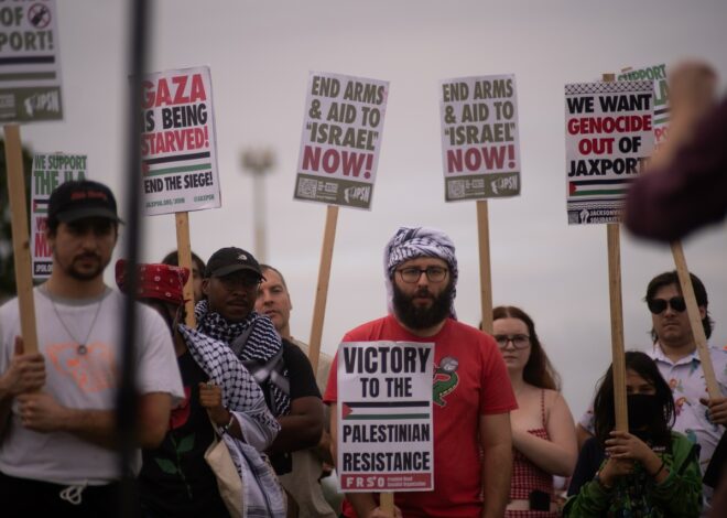 Jacksonville, FL October 7 rally in solidarity with Palestine — Fight Back! News