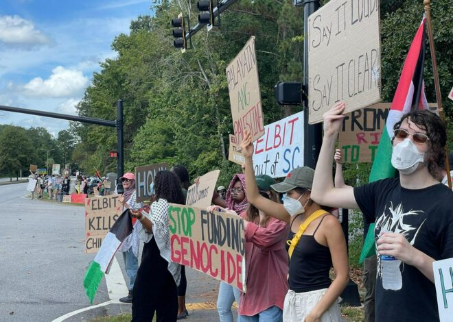 Elbit out of South Carolina joins International Day of Action — Fight Back! News