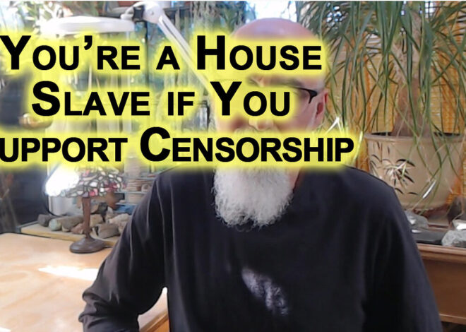 You Are a House Slave if You Support Centralized Powerâs Censorship
