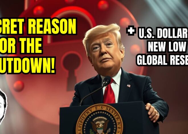 LIVE: The SECRET Reason For US Gov’t Shutdown + US Dollar Crashes To 30-Year Low of Global Reserve
