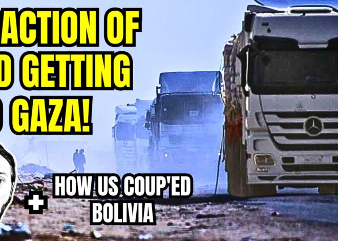 LIVE: Israel Provided 14% of Agreed Aid + How US Coup’ed Bolivia