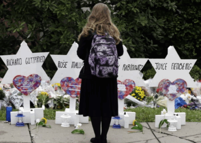 Jews Work to Remember Pittsburgh Synagogue Massacre’s Being Linked to Immigrant Rights
