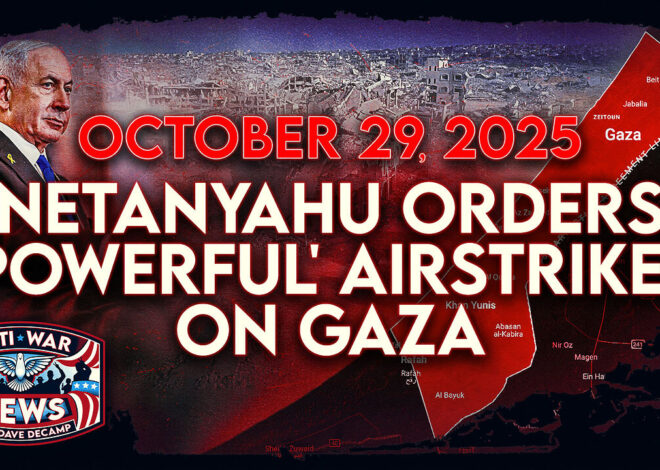 Netanyahu Orders ‘Powerful’ Airstrikes on Gaza, US Bombs 4 More Alleged Drug Boats, and More