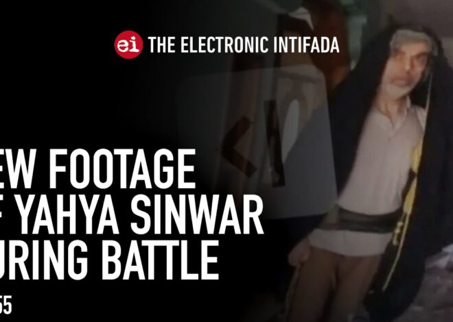 New footage of Yahya Sinwar during battle, with Jon Elmer