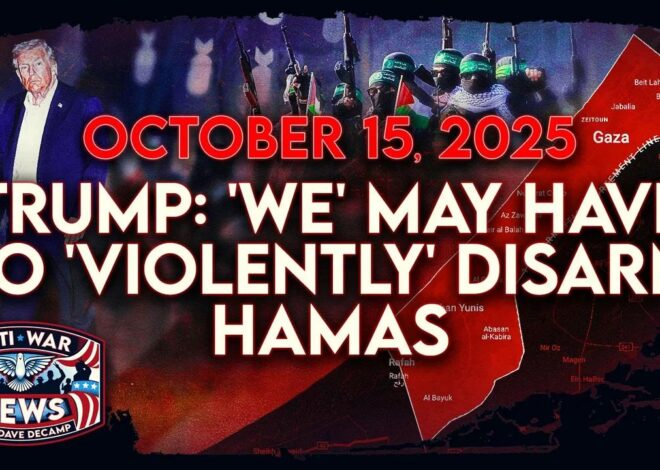 Trump: We May Have To 'Violently' Disarm Hamas, Israel Violates Ceasefire By Limiting Aid, and More