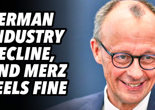 German industry decline, and Merz feels fine
