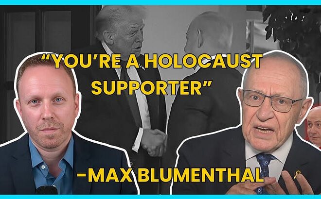 Blumenthal ANNIHILATES Dershowitz on Israel-Gaza
