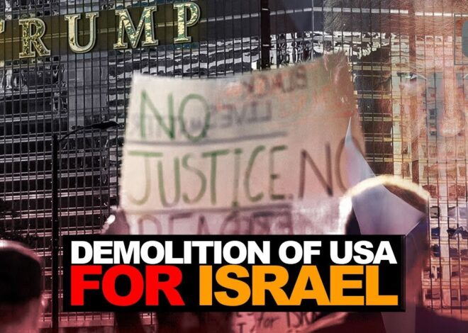 Trump uses Israel to justify controlled of demolition of America