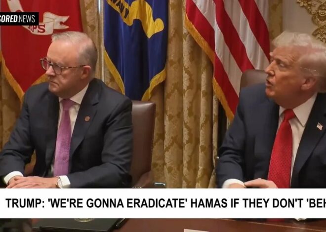 Trump Claims ‘Peace in the Middle East’ White Threatening to ‘Eradicate’ Hamas