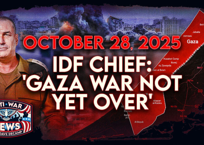 IDF Chief: ‘Gaza War Not Yet Over,’ US Bombs Somalia Twice, US Bombers Near Venezuela, and More