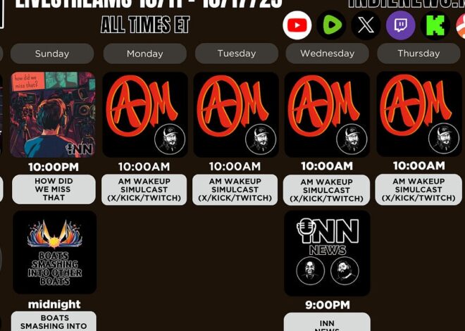 INN This Week 10/11 – 10/17/25 | @GetIndieNews @AngelJRivera08 @ReefBreland @ogbonna_Collin @IndLeftNews @IndieMediaToday @leftist_news12 @AMWakeup @SlowNewsDayShow @TheIndReview @TLAVagabond