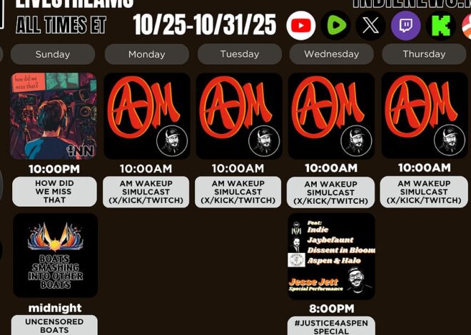 INN This Week 10/25 – 10/31/25 | @GetIndieNews @AngelJRivera08 @ReefBreland @ogbonna_Collin @Jesse_Jett @IndLeftNews @IndieMediaToday @leftist_news12 @AMWakeup @TheIndReview @DissentInBloom