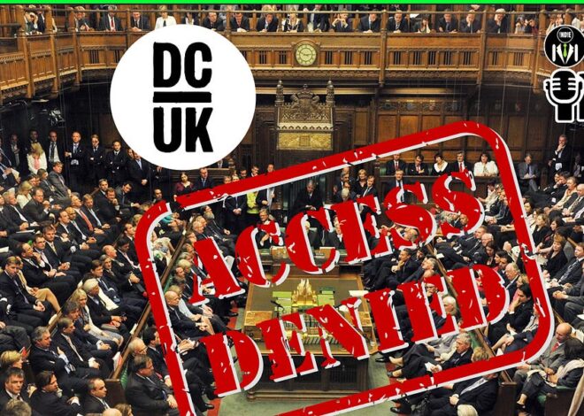 Declassified UK DENIED Credentials to Parliament for 1st Time EVER