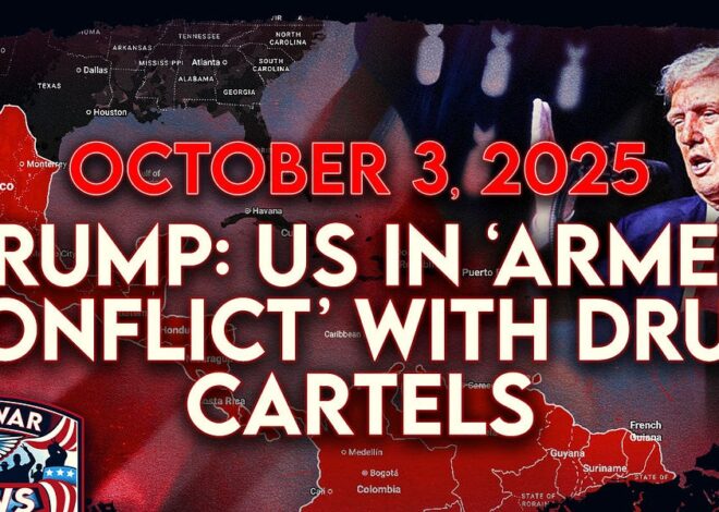 Antiwar News for 10/3/25: Trump: US in 'Armed Conflict' With Drug Cartels, IDF Kills Dozens in Southern Gaza, and More