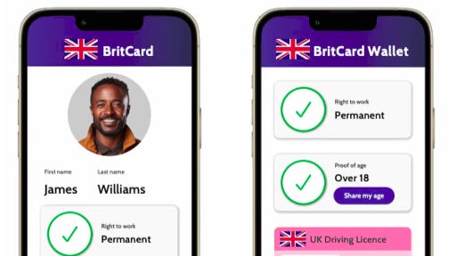 Brit Card Digital ID is Coming