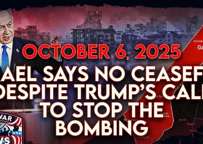 Antiwar News for 10/6/25: Israel Says No Ceasefire Despite Trump Call To Stop Bombing, Trump Threatens To Bomb Iran, and More
