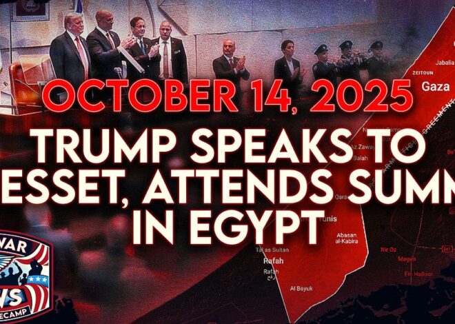 Antiwar News for 10/14/25: Trump Speaks To Israeli Knesset, Attends Summit in Egypt as Israel and Hamas conduct Swap, and More