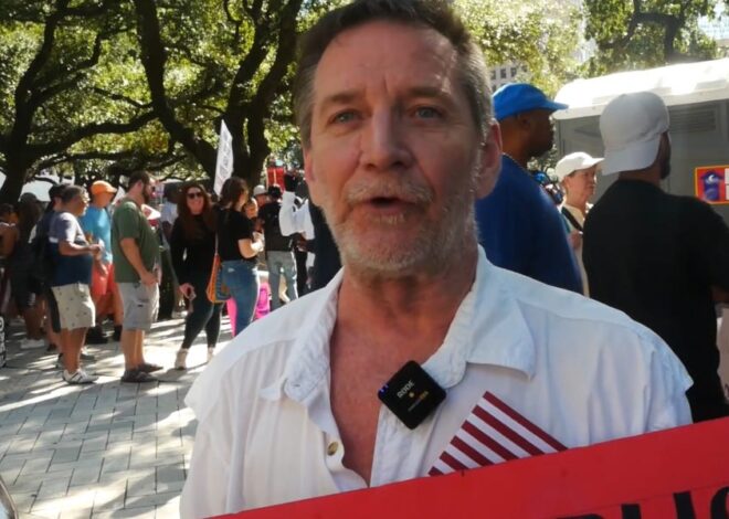 "Americans Are Sleep Walking into Tyranny" – No Kings Houston, Texas