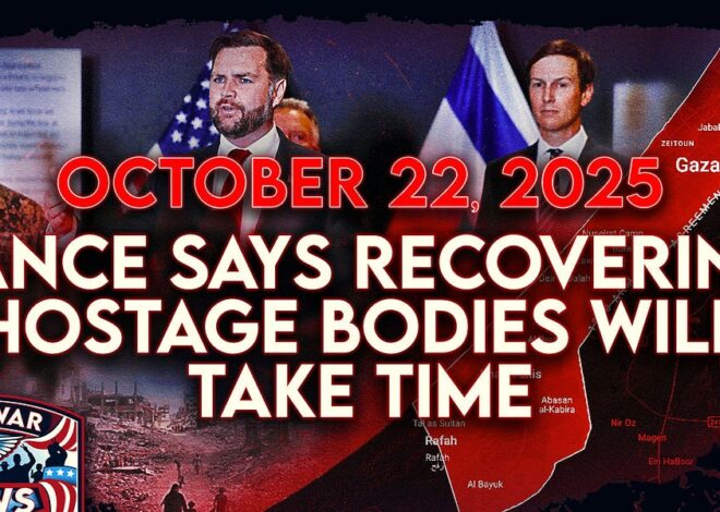 Antiwar News for 10/22/25: Vance Says Recovering Hostage Bodies Will Take Time, Bill Would Block Venezuela War, and More
