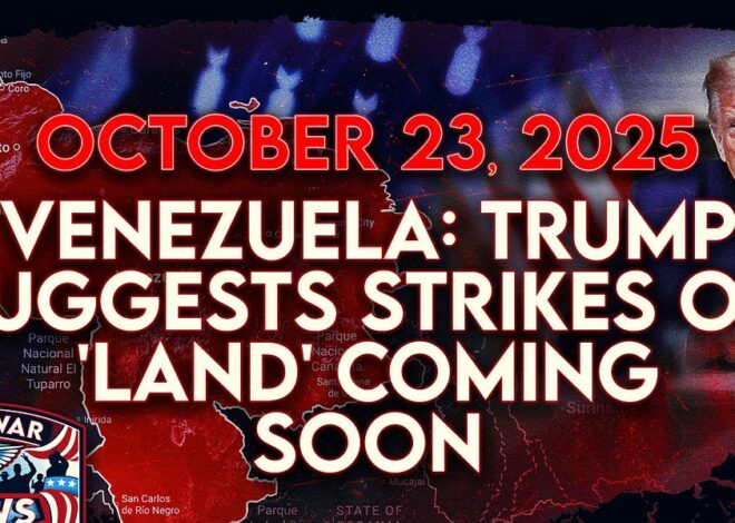 Antiwar News for 10/23/25: Venezuela: Trump Suggests Strikes on 'Land' Coming Soon, Another US Airstrike in Somalia, and More