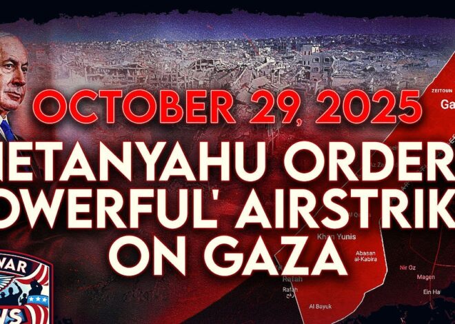 Antiwar News for 10/29/25: Netanyahu Orders 'Powerful' Airstrikes on Gaza, US Bombs 4 More Alleged Drug Boats, and More