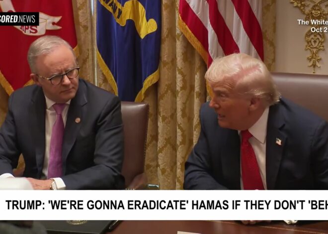 Trump Claims âPeace in the Middle Eastâ While Threatening to âEradicateâ Hamas