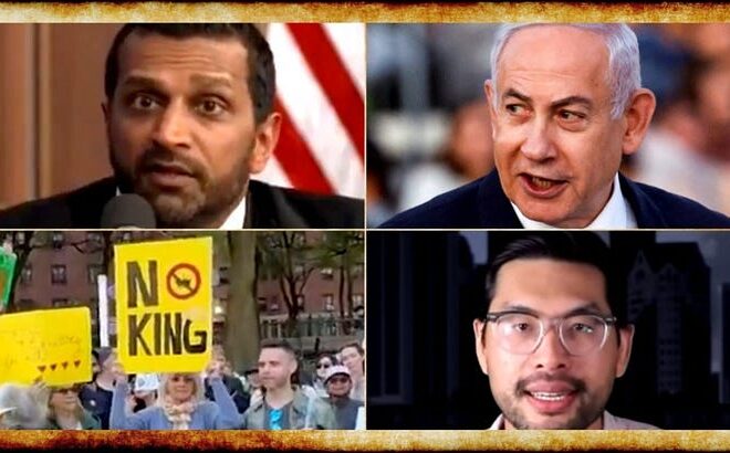 Live at 7:00 PM ET: Patel LASHES OUT at “Conspiracy Theorists,” Ceasefire BROKEN, Russ’ NO KINGS Recap